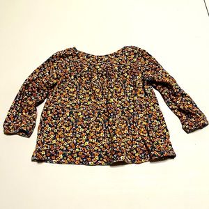 🌟5/$25 Carter’s Floral Long Sleeve Blouse Size 12 Months
